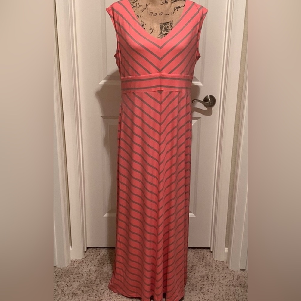 Women’s Apt 9 Pink Stripe Maxi Dress